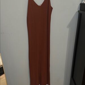 Rust Sleeveless Dress